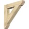 Ekena Millwork Traditional Slat Rough Sawn Bracket, Douglas Fir, 6"W x 36"D x 36"H BKT06X36X36TRA06RDF - alternate 1